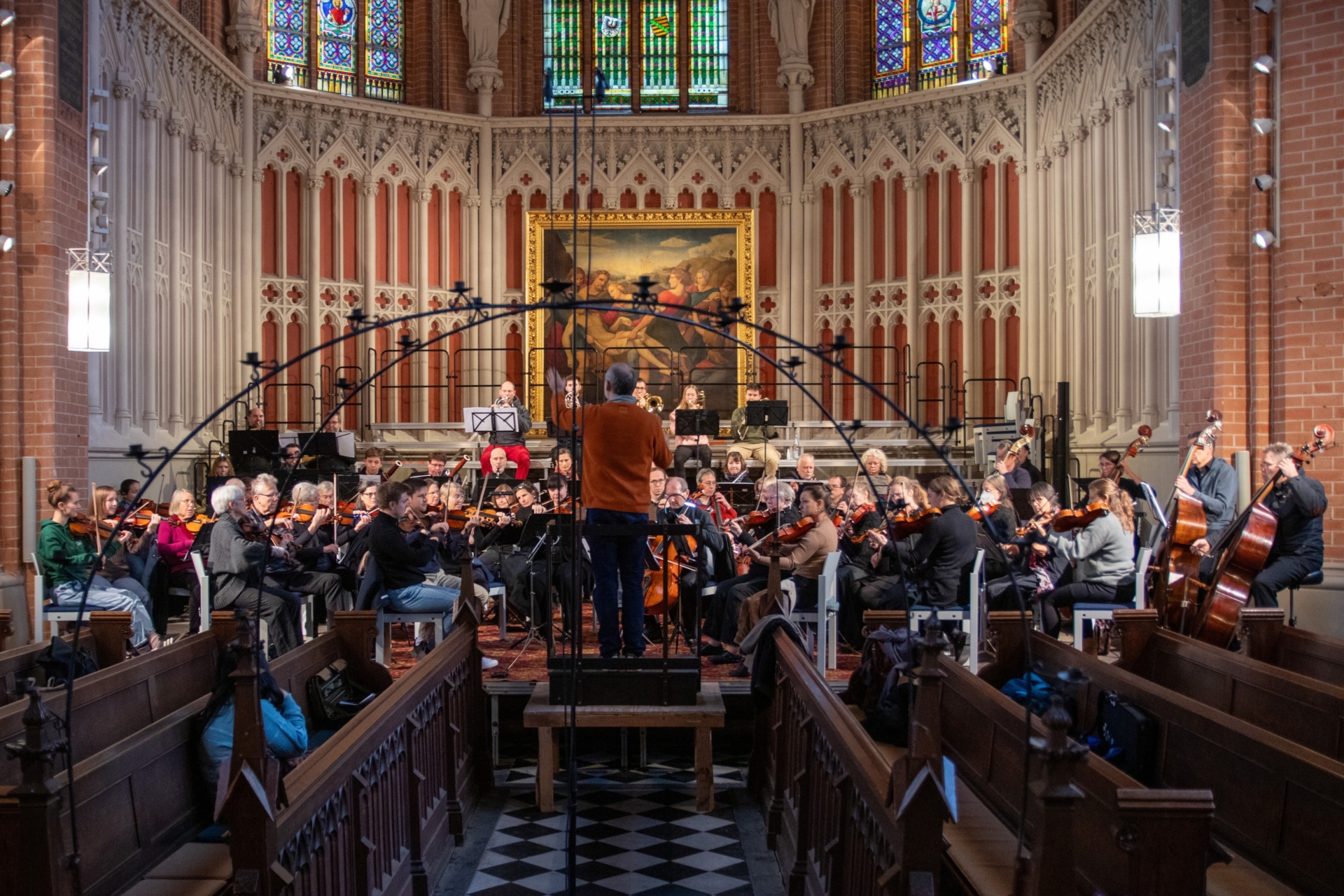 Das Sinfonische Orchester MV bei der Probe in Demmin